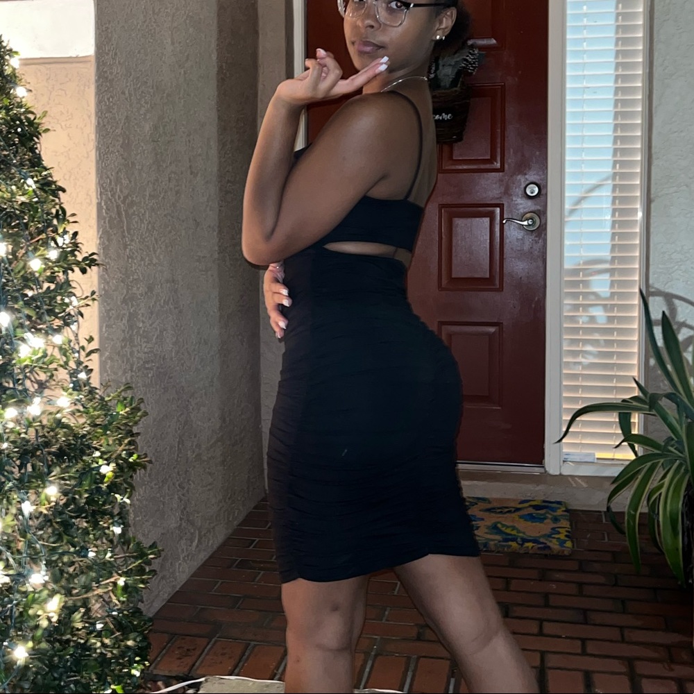 Black Plain Dress